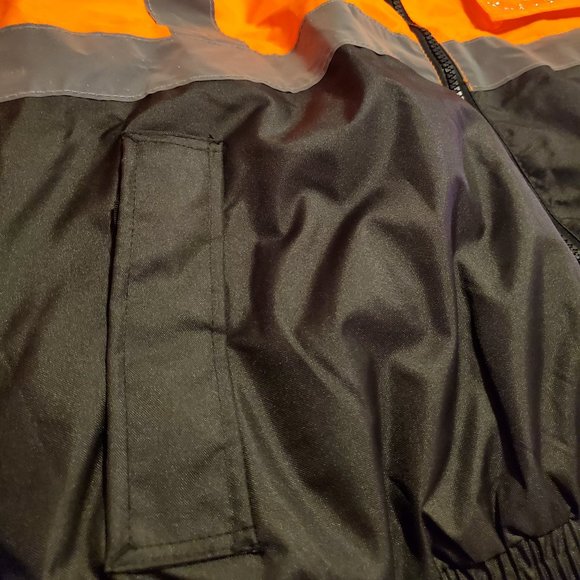 Radians SJ210B Three-in-One Deluxe High Visibility Bomber Jacket - Picture 10 of 16